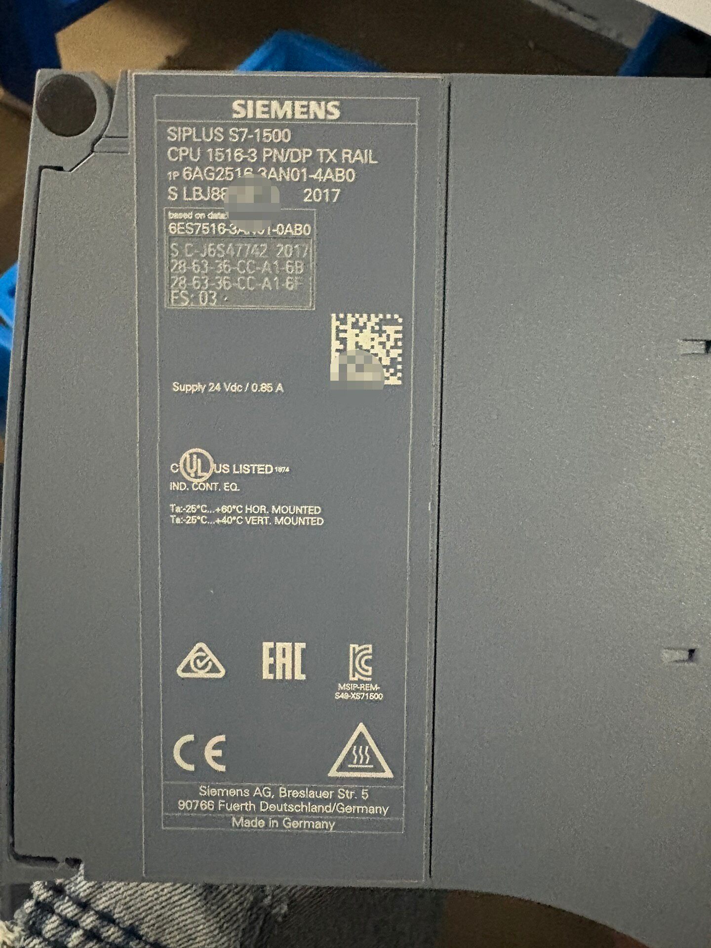 Siemens 6AG2516-3AN01-4AB0 SIMATIC S7-1500