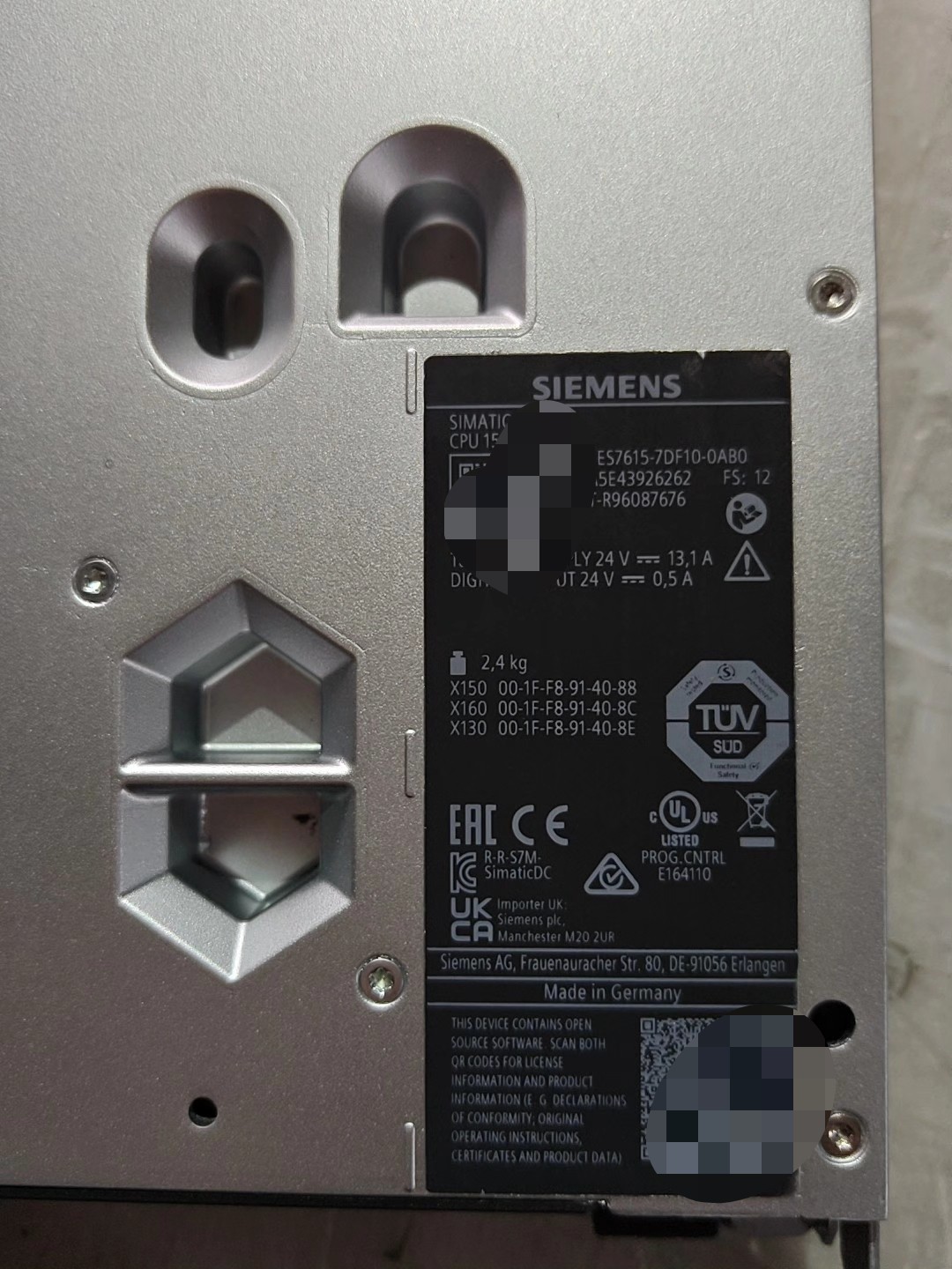 Siemens 6ES7615-7DF10-0AB0 SIMATIC S7-1500
