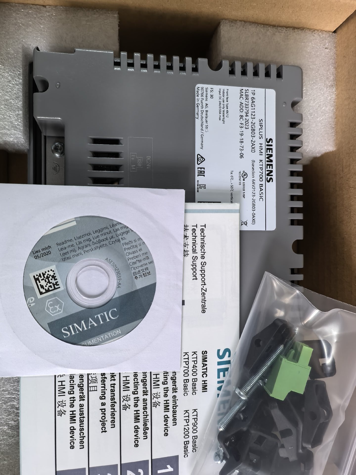 Siemens 6AG1123-2GB03-2AX0 Серия KTP