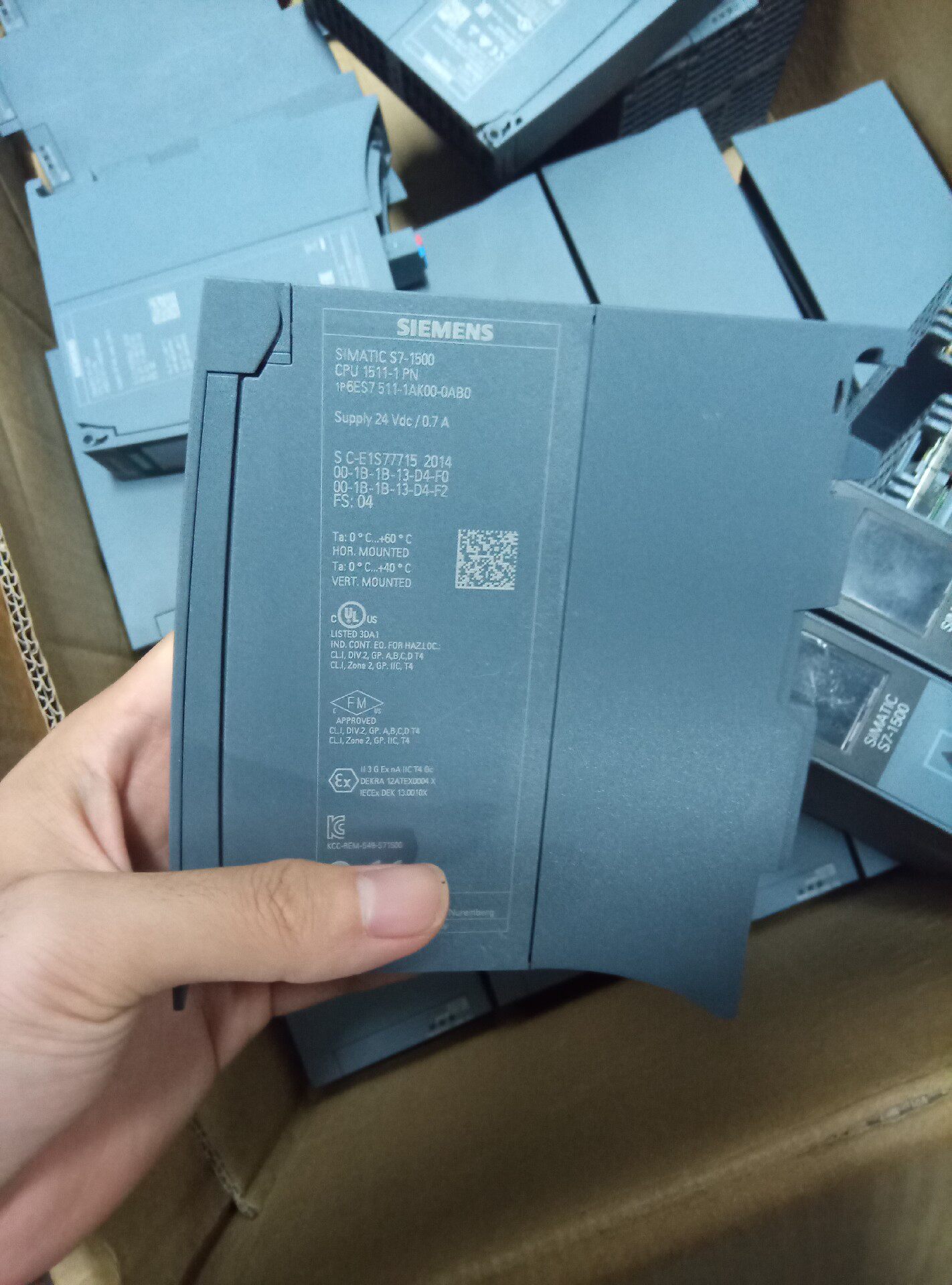 Siemens 6ES7511-1AK00-0AB0 CPU 1511-1 PN SIMATIC S7-1500 Центральный процессор