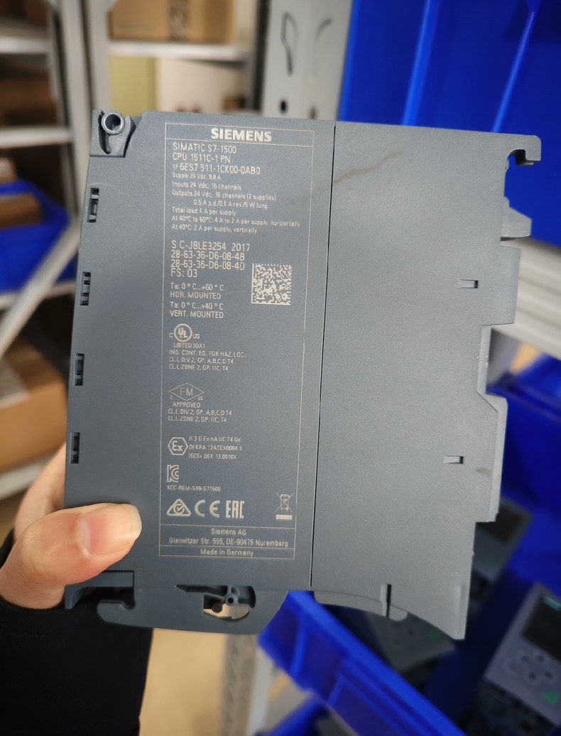 Siemens 6ES7511-1CK00-0AB0 CPU 1511C-1 PN SIMATIC S7-1500 Центральный процессор