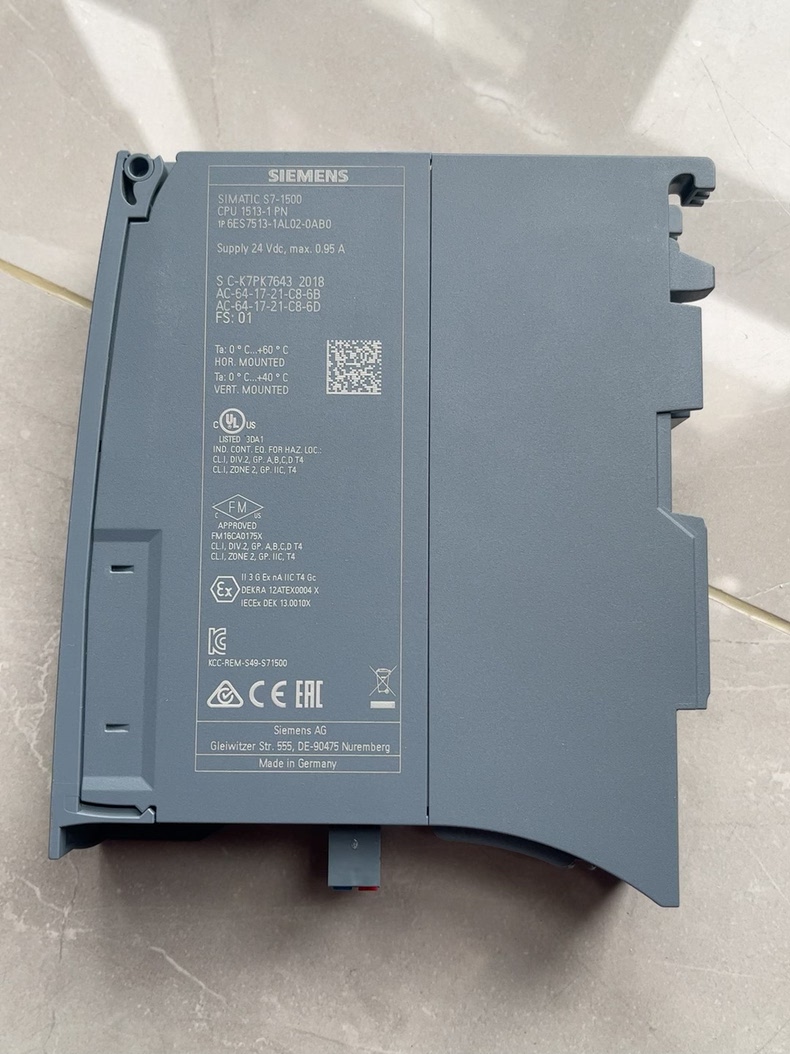 Siemens 6ES7513-1AL02-0AB0 CPU 1513-1 PN SIMATIC S7-1500 Центральный процессор
