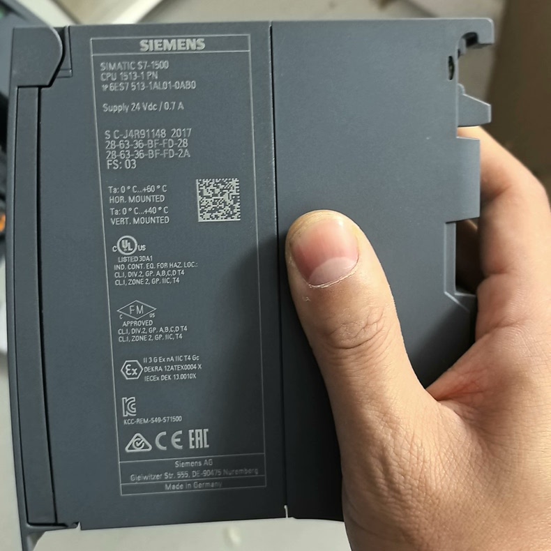 Siemens 6ES7513-1AL01-0AB0 CPU 1513-1 PN SIMATIC S7-1500 Центральный процессор