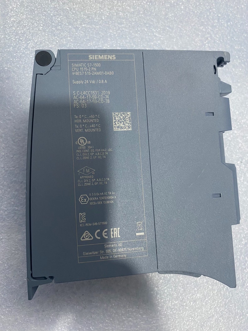 Siemens 6ES7515-2AM01-0AB0 CPU 1515-2 PN SIMATIC S7-1500 Центральный процессор 3