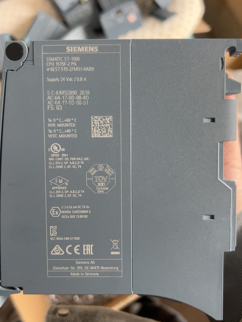 Siemens 6ES7515-2FM01-0AB0 CPU 1515F-2 PN SIMATIC S7-1500 Центральный процессор 4