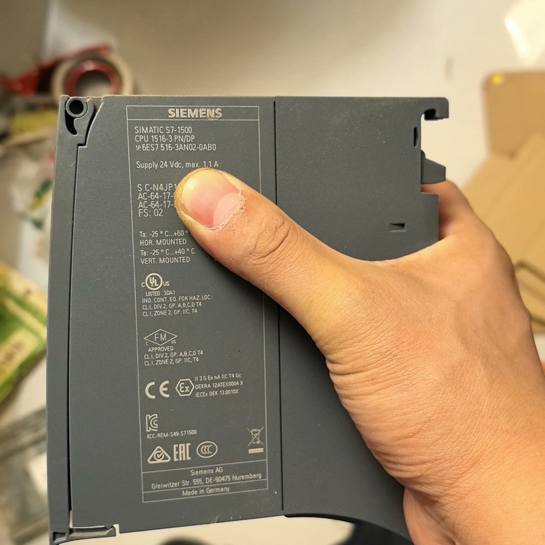 Siemens 6ES7516-3AN02-0AB0 CPU 1516-3 SIMATIC S7-1500 Центральный процессор