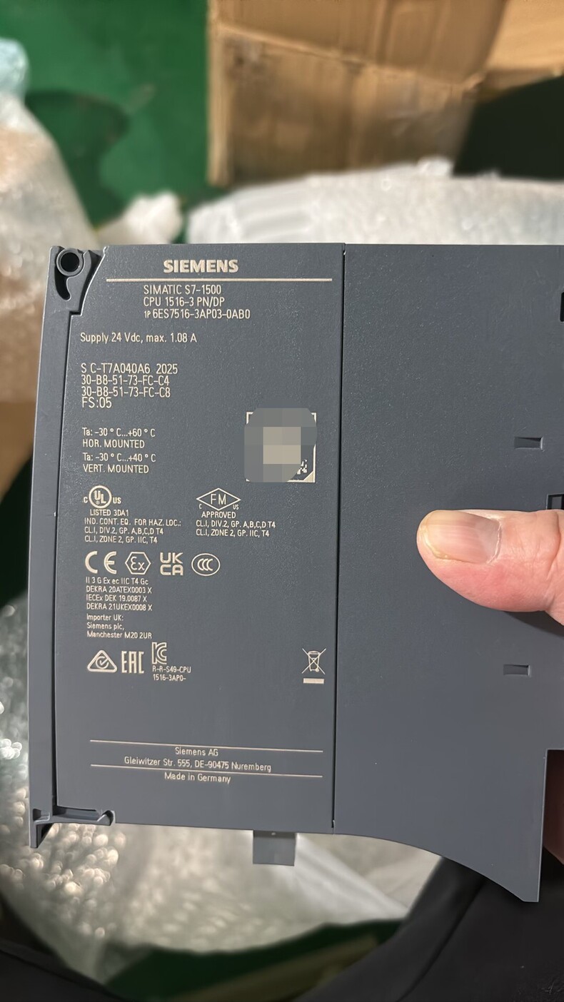 Siemens 6ES7516-3AP03-0AB0 CPU 1516-3 SIMATIC S7-1500 Центральный процессор 2
