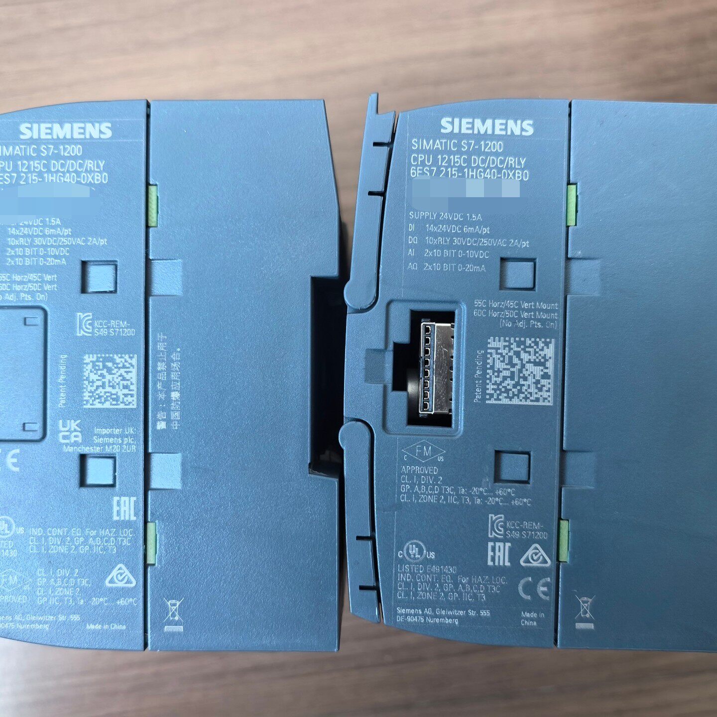 Siemens 6ES7215-1HG40-0XB0 CPU 1215C SIMATIC S7-1200 Центральный процессор