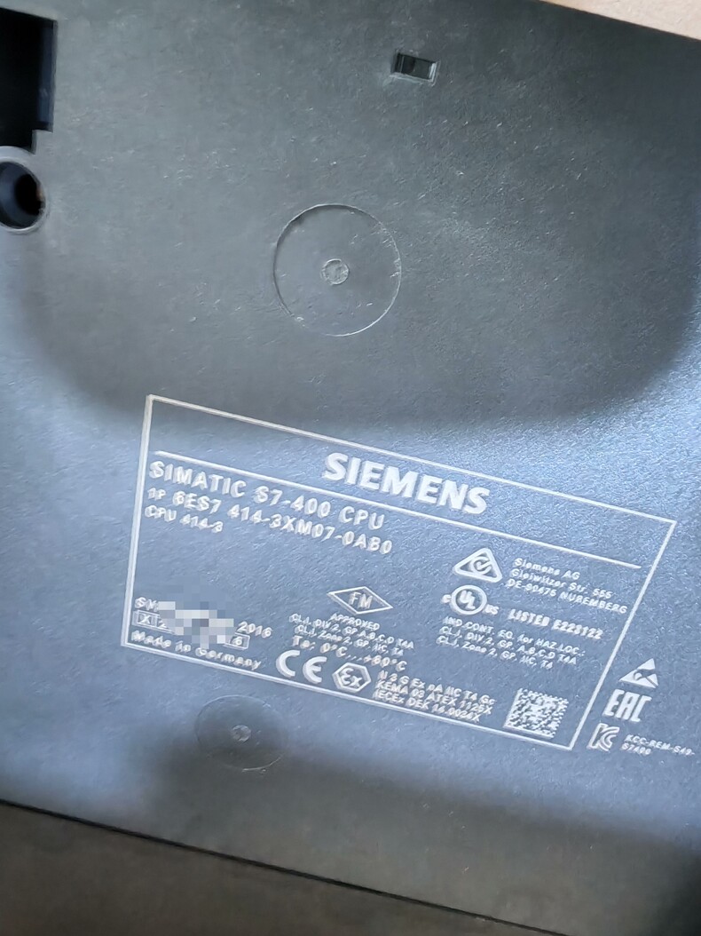 Siemens 6ES7414-3XM07-0AB0 CPU 414-3 SIMATIC S7-400 Центральный процессор