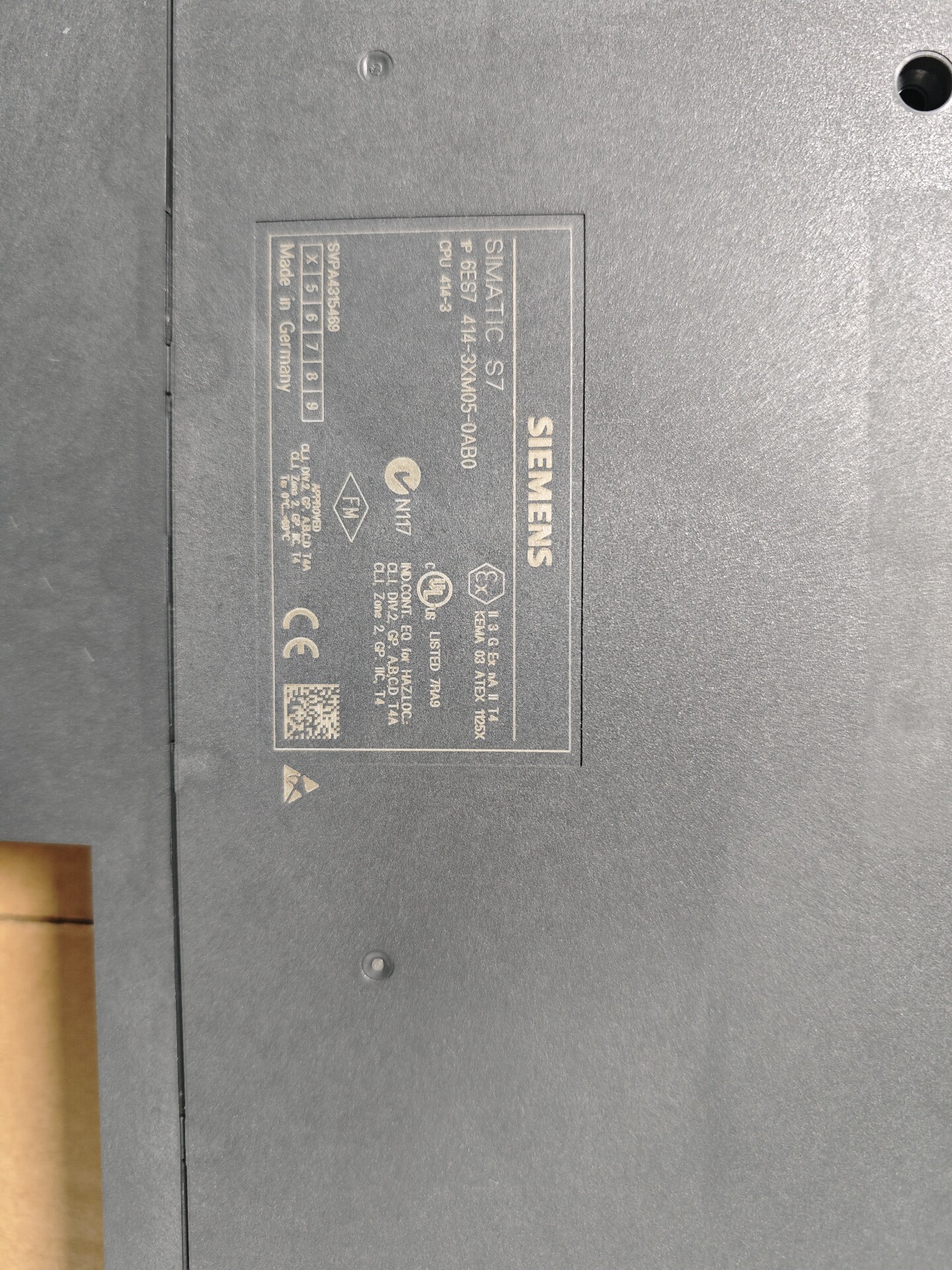 Siemens 6ES7414-3XM05-0AB0 CPU 414-3 SIMATIC S7-400 Центральный процессор