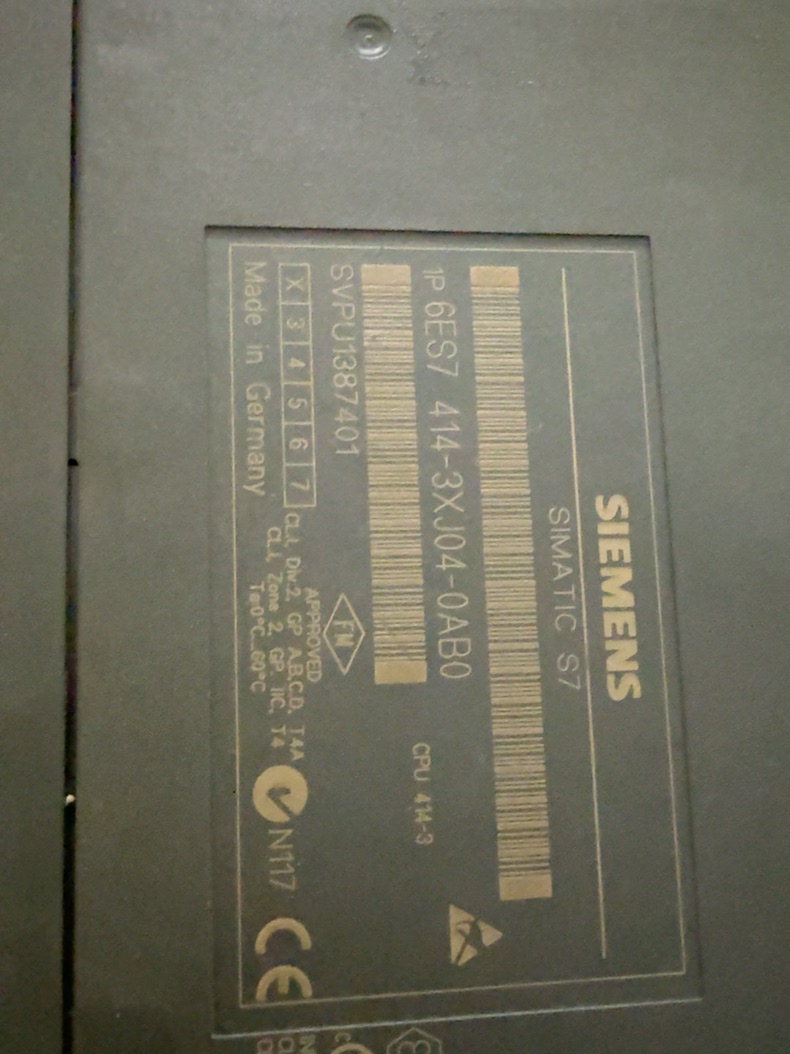 Siemens 6ES7414-3XJ04-0AB0 CPU 414-3 SIMATIC S7-400 Центральный процессор 3