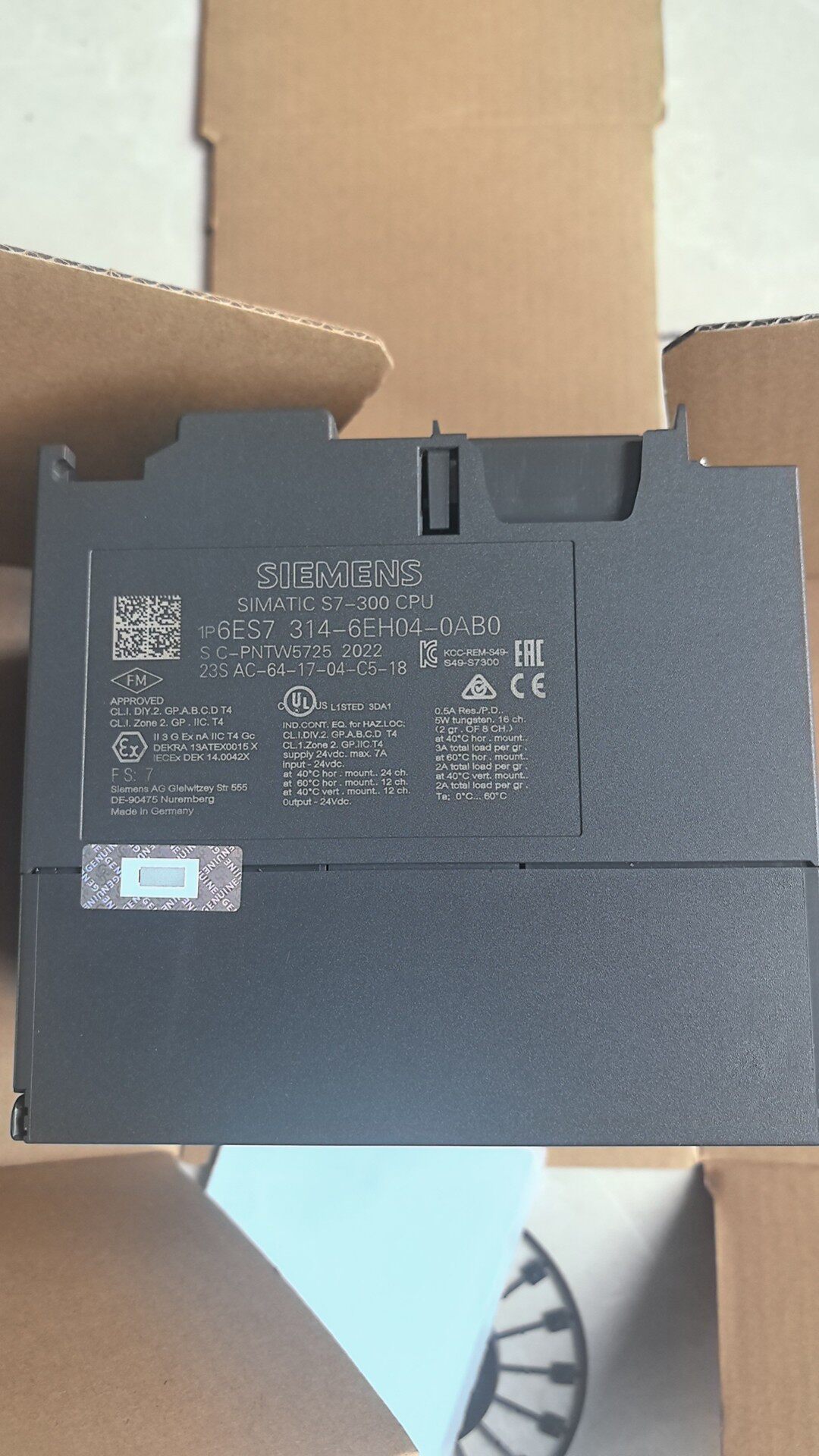 Siemens 6ES7314-6EH04-0AB0 CPU 314C-2 SIMATIC S7-300 Центральный процессор