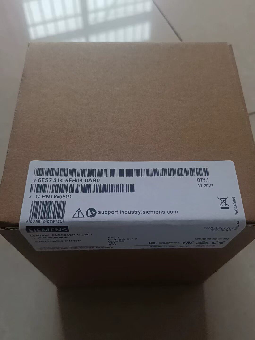 Siemens 6ES7314-6EH04-0AB0 CPU 314C-2 SIMATIC S7-300 Центральный процессор 4