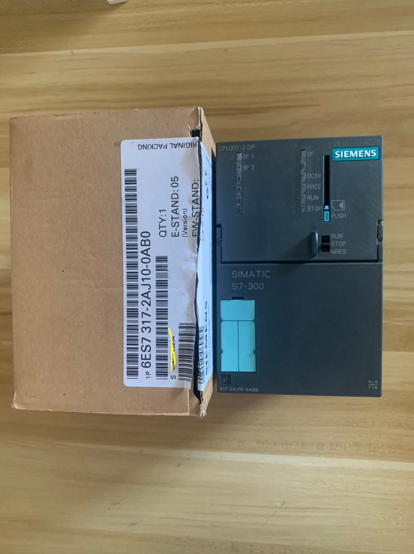 Siemens 6ES7317-2AJ10-0AB0 CPU 317-2 SIMATIC S7-300 Центральный процессор