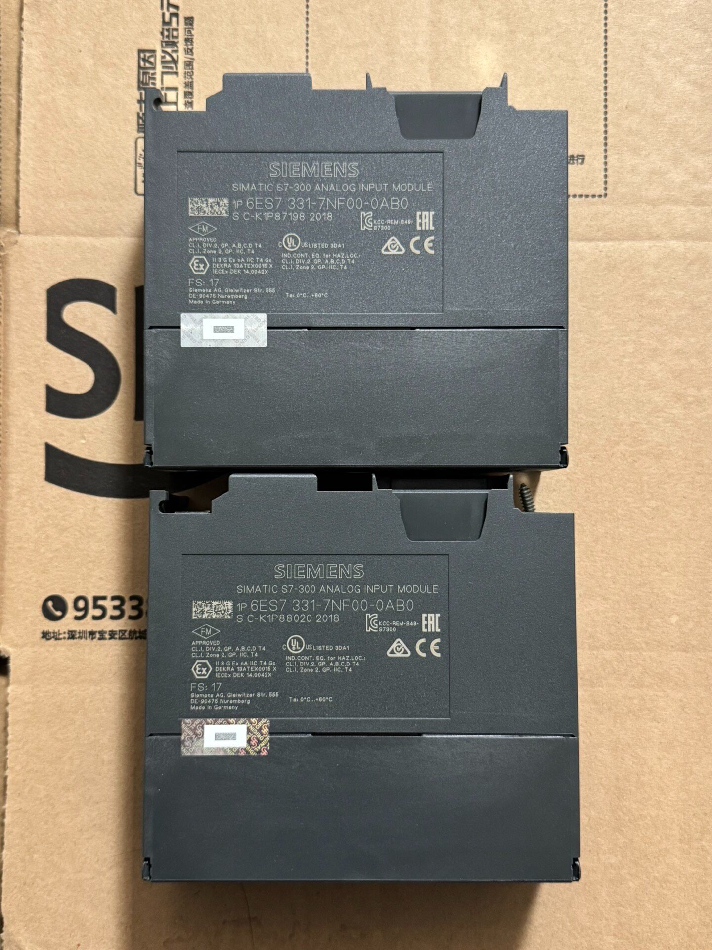 Siemens 6ES7331-7NF00-0AB0 SM 331 S7-300 Модуль дискретного ввода