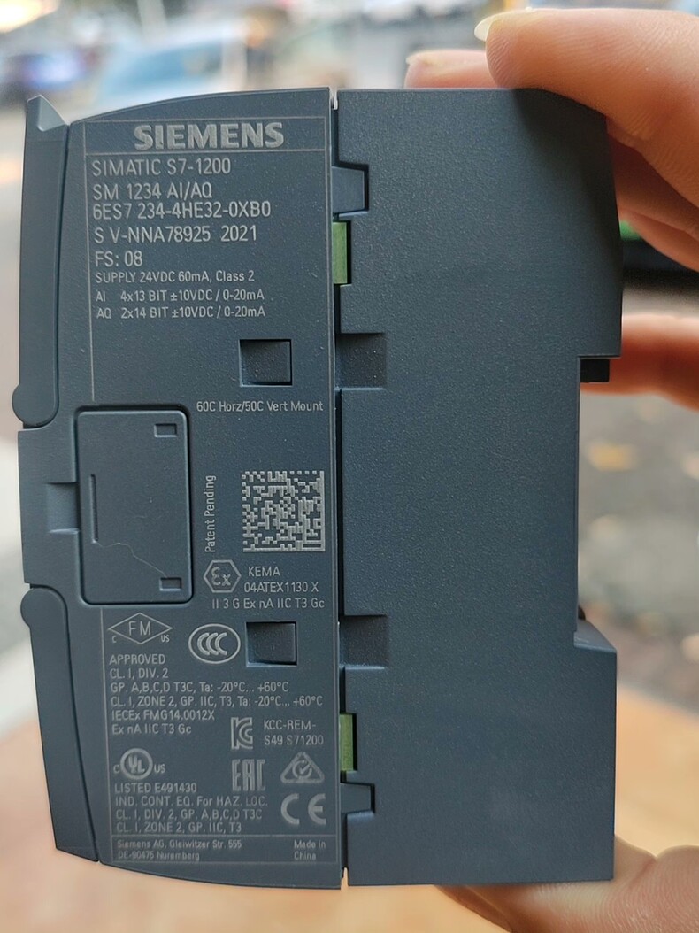 Siemens 6ES7234-4HE32-0XB0 SM 1234 S7-1200 Модуль дискретного ввода-вывода