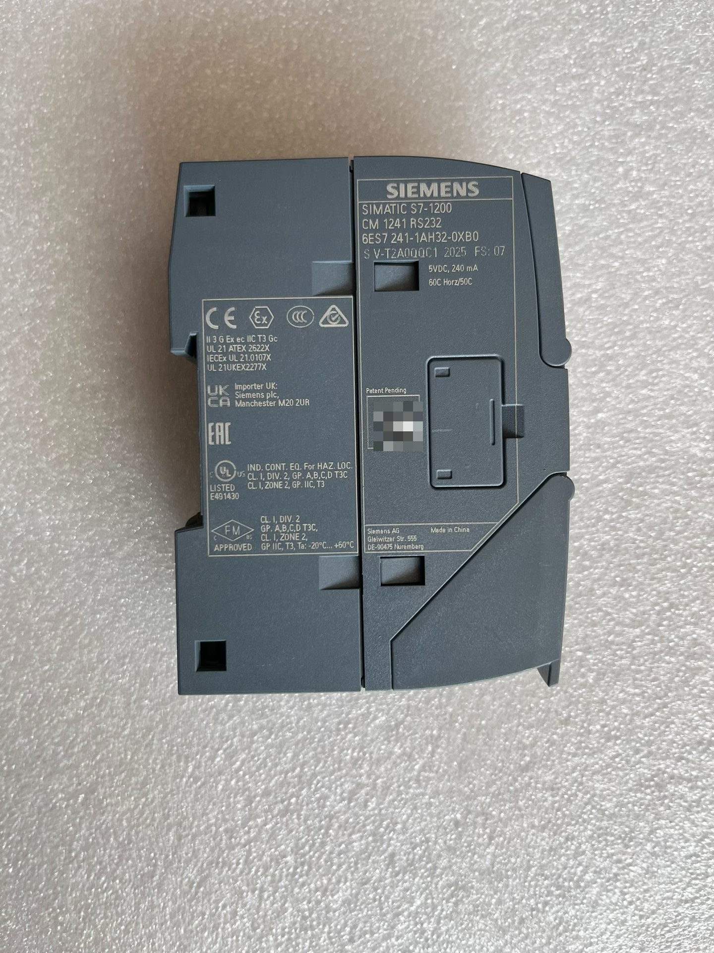 Siemens 6ES7241-1AH32-0XB0 CM 1241 S7-1200 Коммуникационный модуль 2