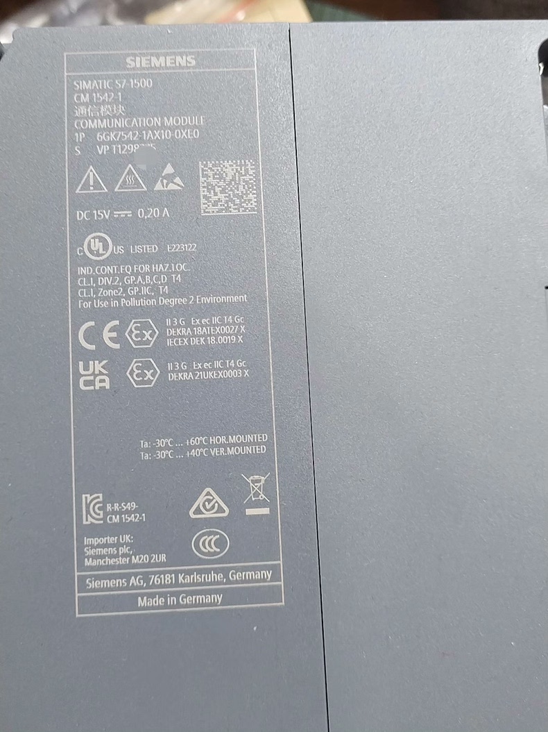 Siemens 6GK7542-1AX10-0XE0 CM 1542-1 ET200 Модуль связи