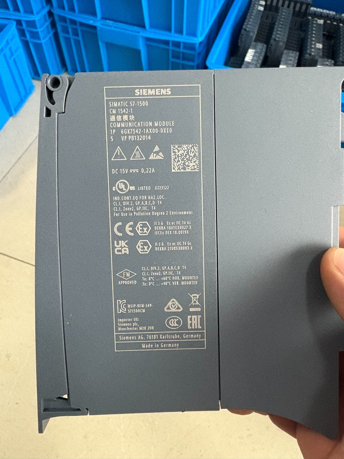 Siemens 6GK7542-1AX00-0XE0 CM 1542-1 ET200 Модуль связи