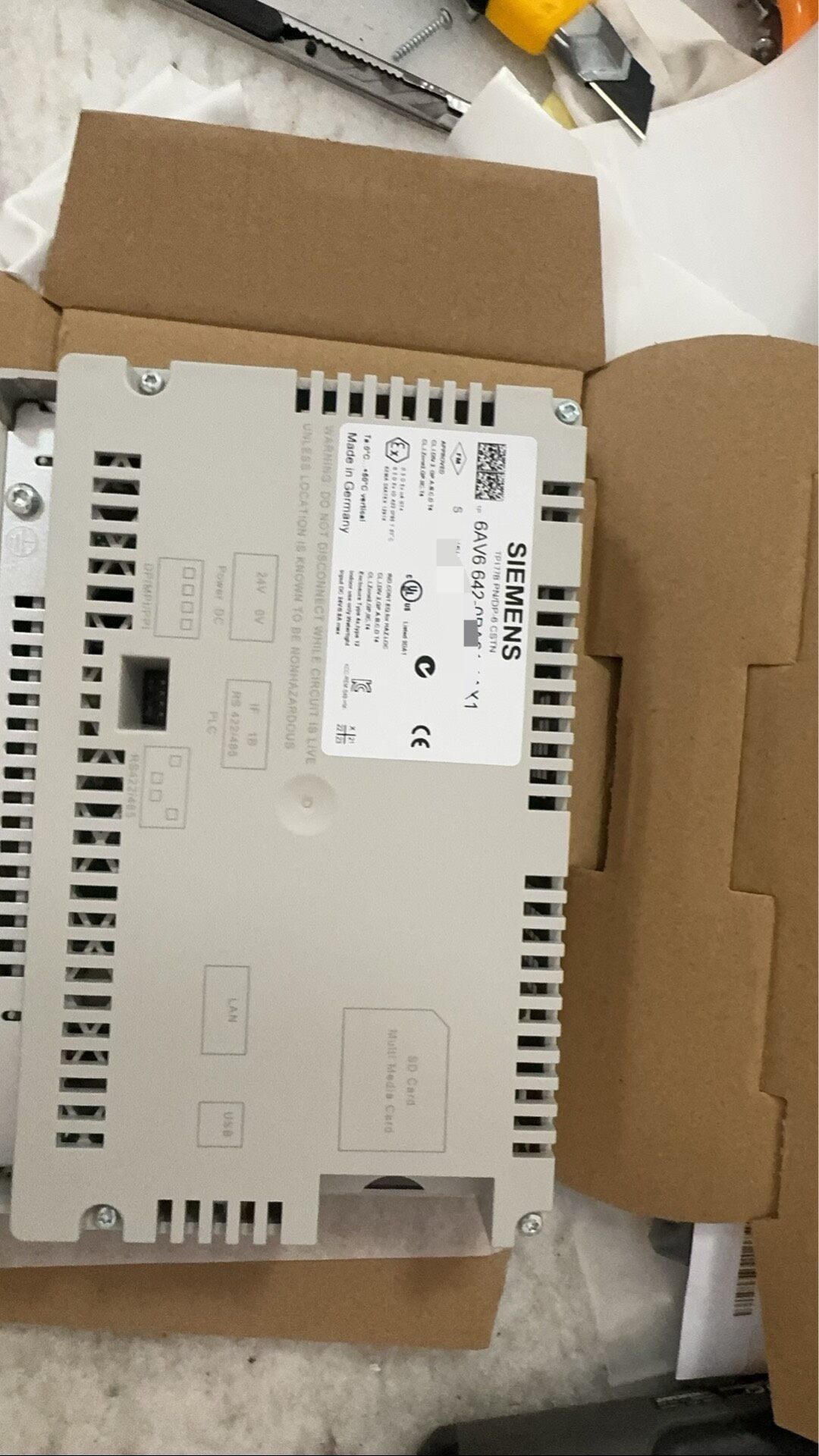 Siemens 6AV6642-0BA01-1AX1 TP 177B Панель оператора 4
