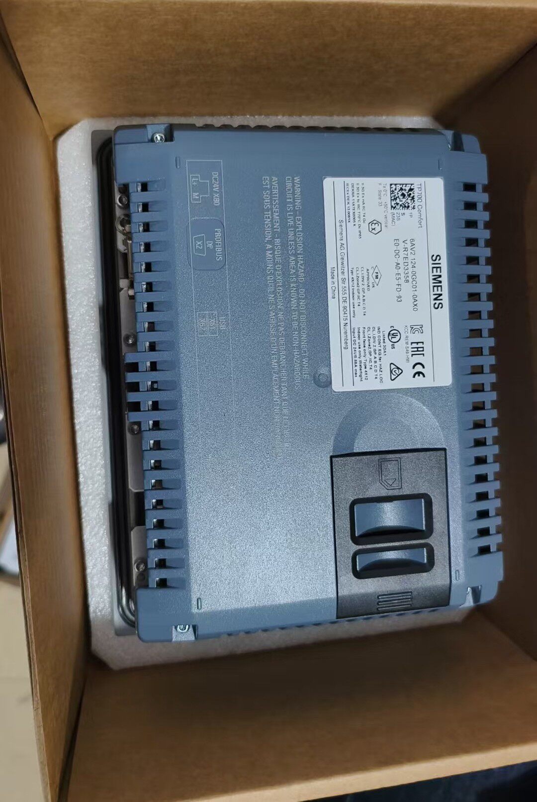 Siemens 6AV2124-0GC01-0AX0 TP700 Панель оператора 3