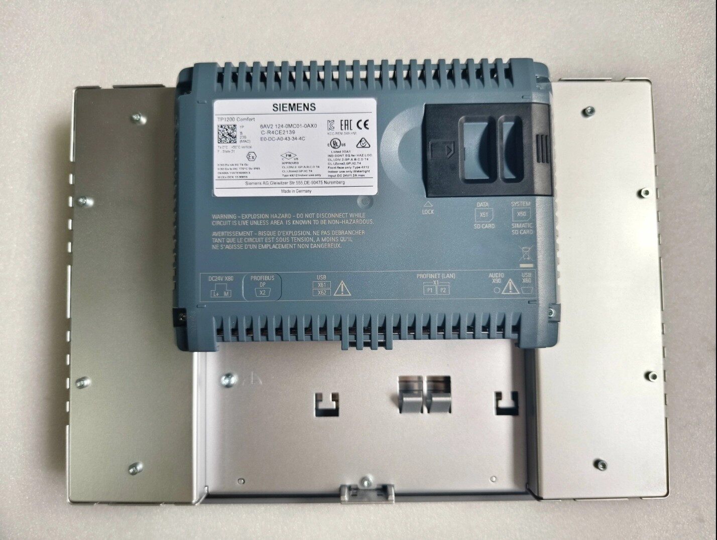 Siemens 6AV2124-0MC01-0AX0 TP1200 Панель оператора 2