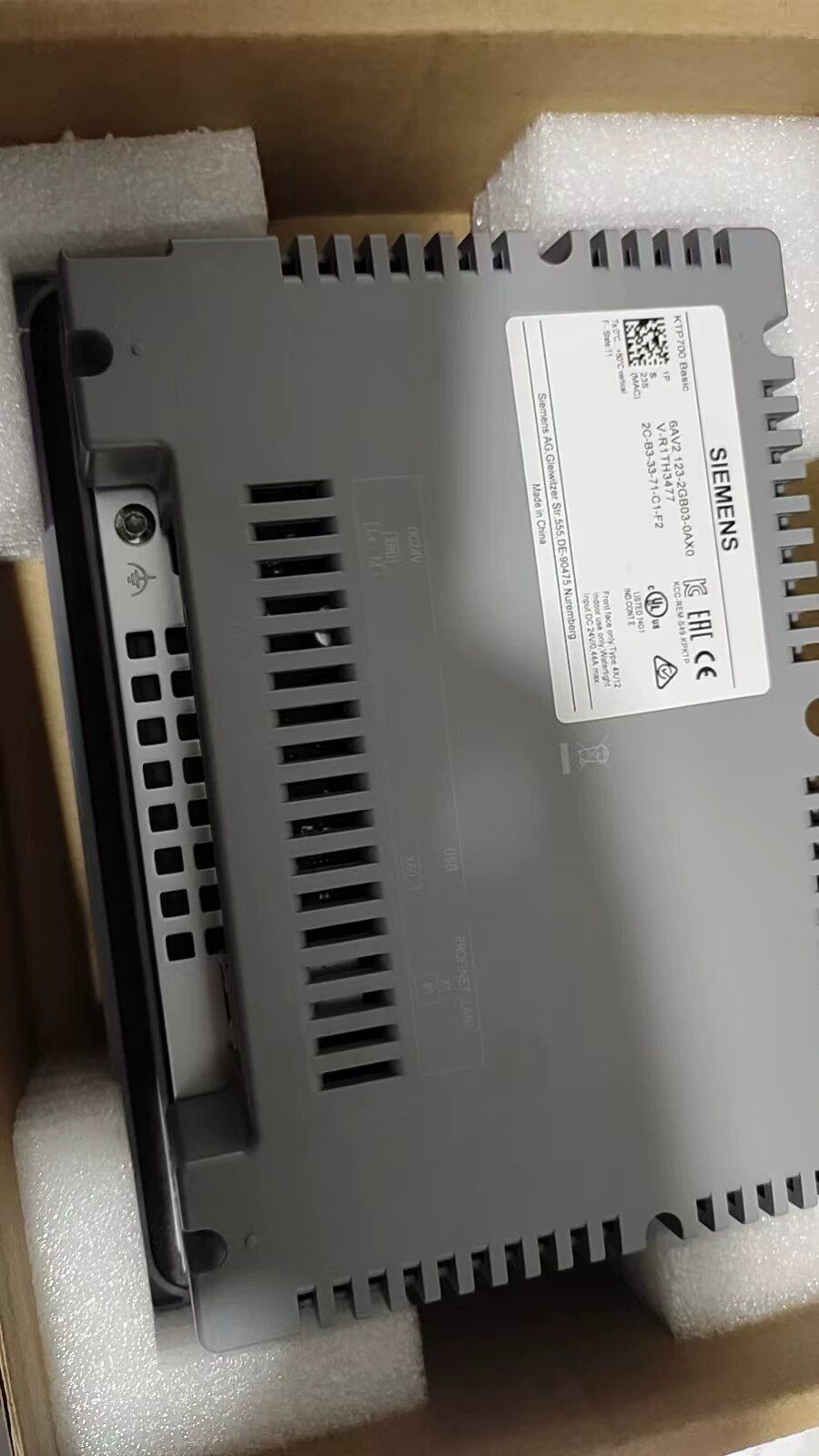 Siemens 6AV2123-2GB03-0AX0 KTP700 simatic hmi 5