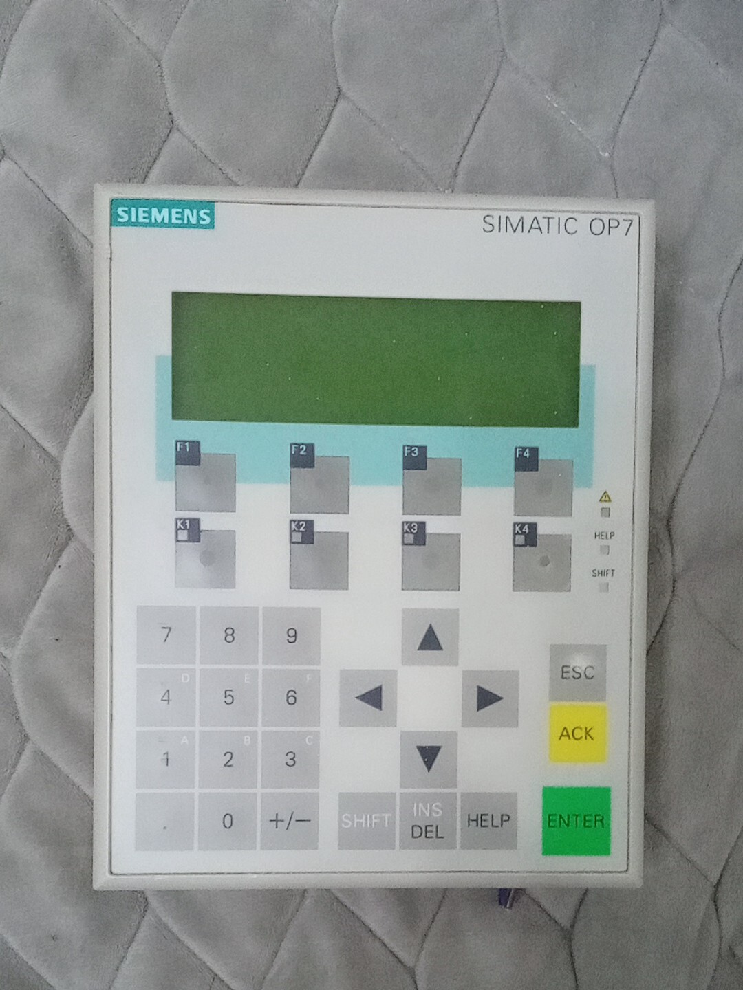 Siemens 6AV3607-1JC20-0AX1 OP7 Текстовая панель оператора 5