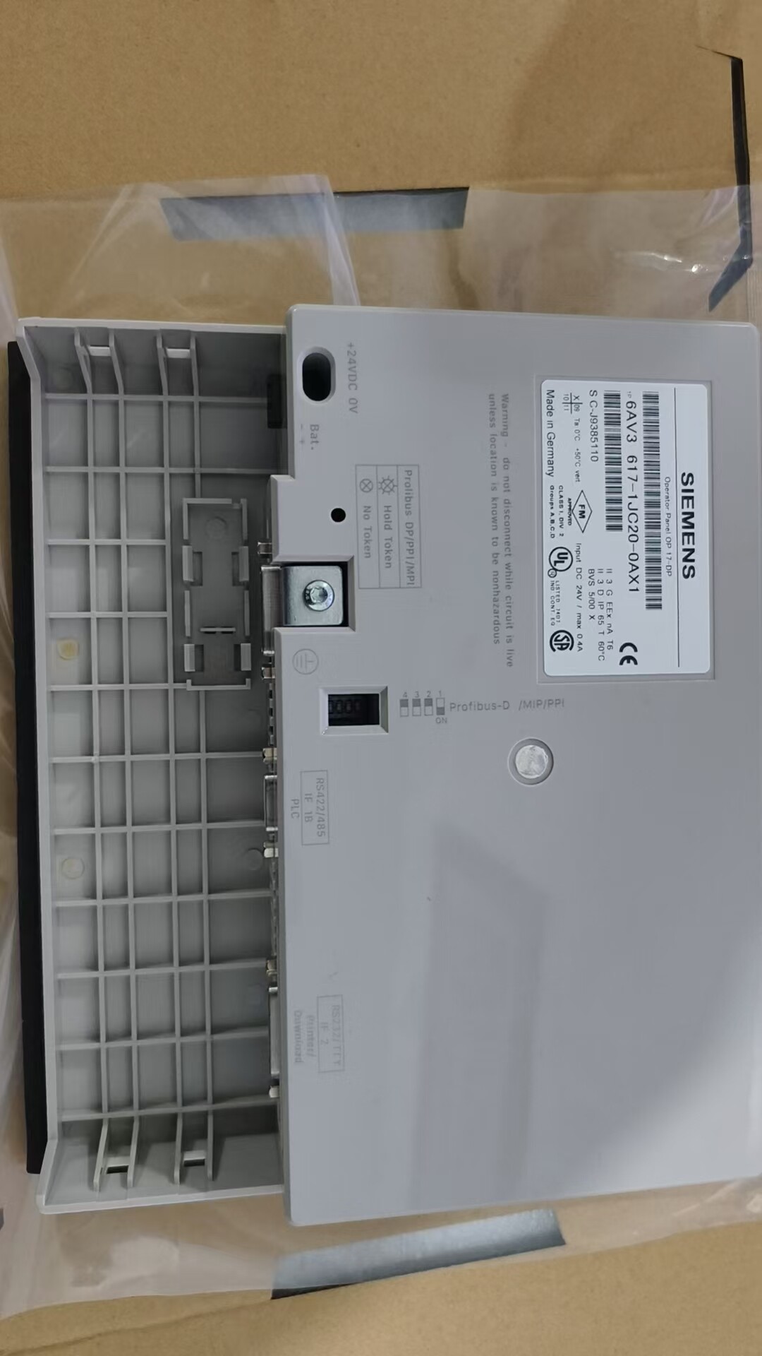 Siemens 6AV3617-1JC20-0AX1 OP17 Графическая панель оператора 3