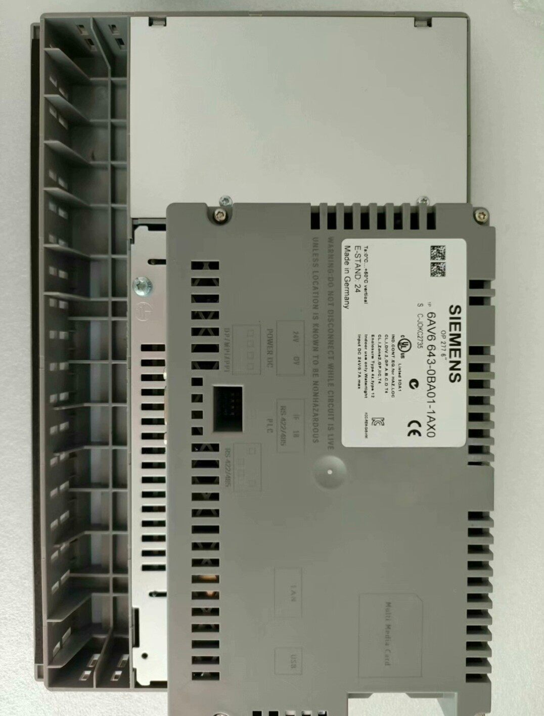 Siemens 6AV6643-0BA01-1AX0 OP277 Кнопочная панель оператора 2