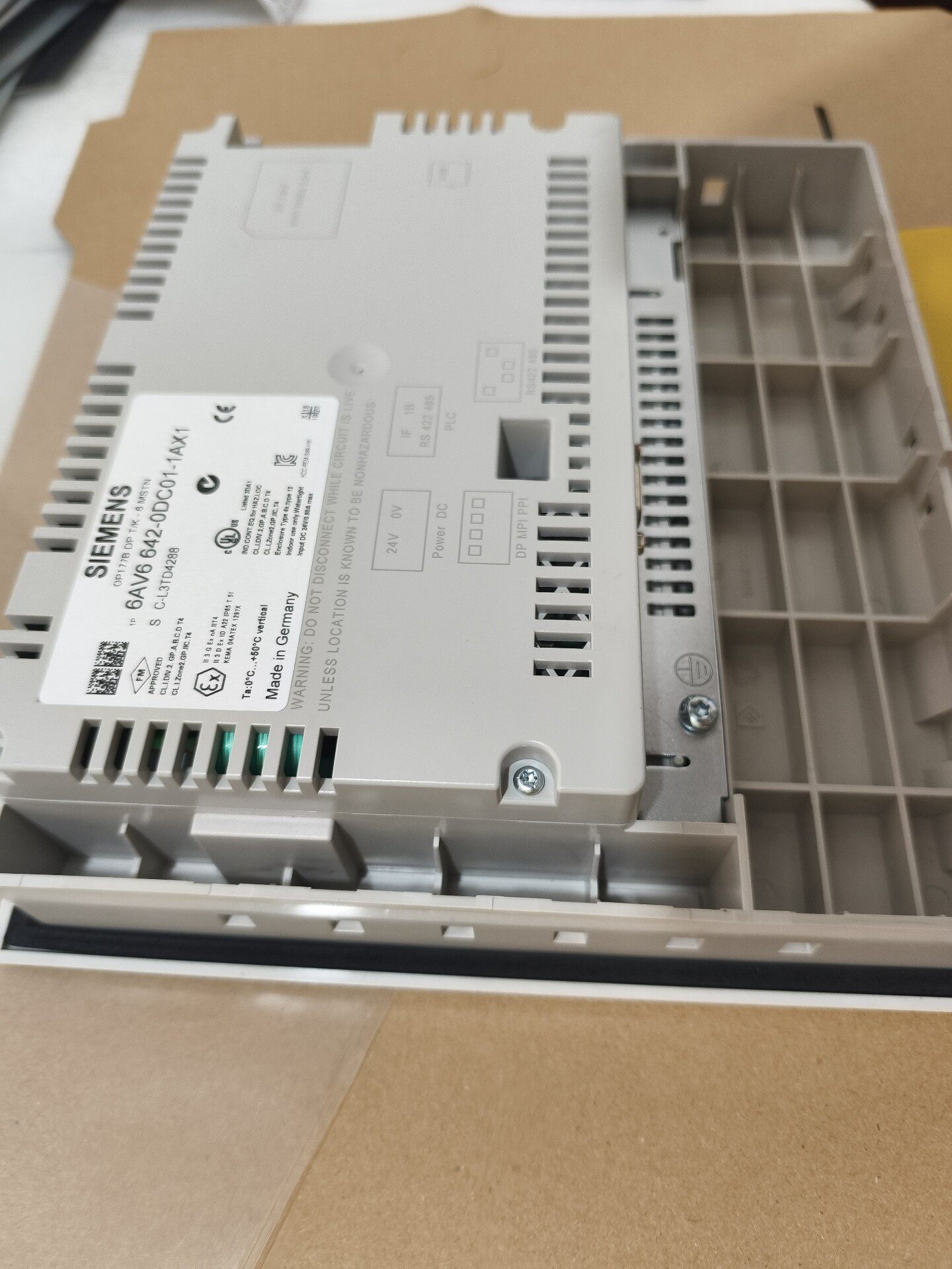 Siemens 6AV6642-0DC01-1AX1 OP177B Кнопочно-сенсорная панель 4