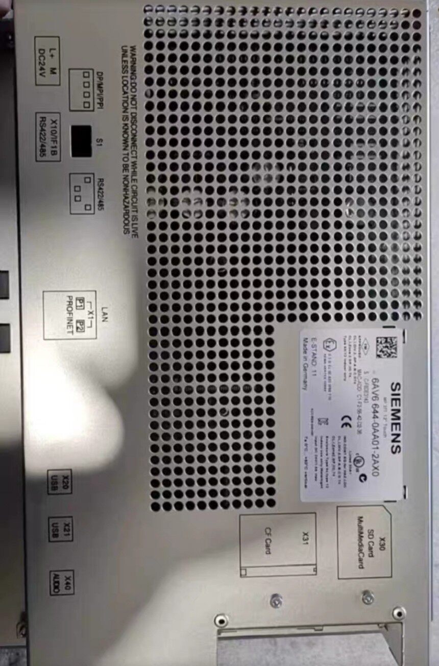Siemens 6AV6644-0AA01-2AX0 MP377 Мультипанель оператора 4