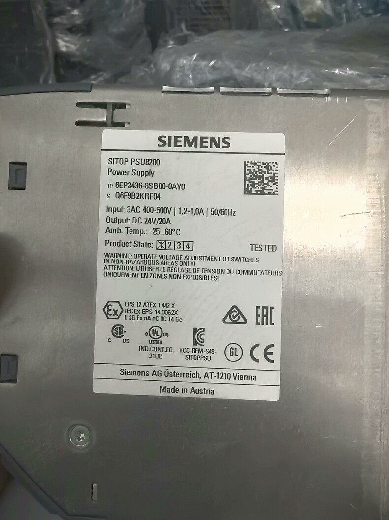 Siemens 6EP3436-8SB00-0AY0 SITOP PSU8200 Промышленный блок питания 3