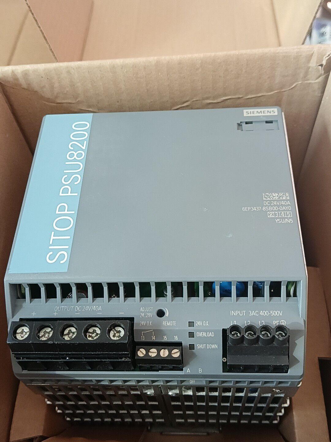 Siemens 6EP3437-8SB00-0AY0 SITOP PSU8200 Промышленный блок питания