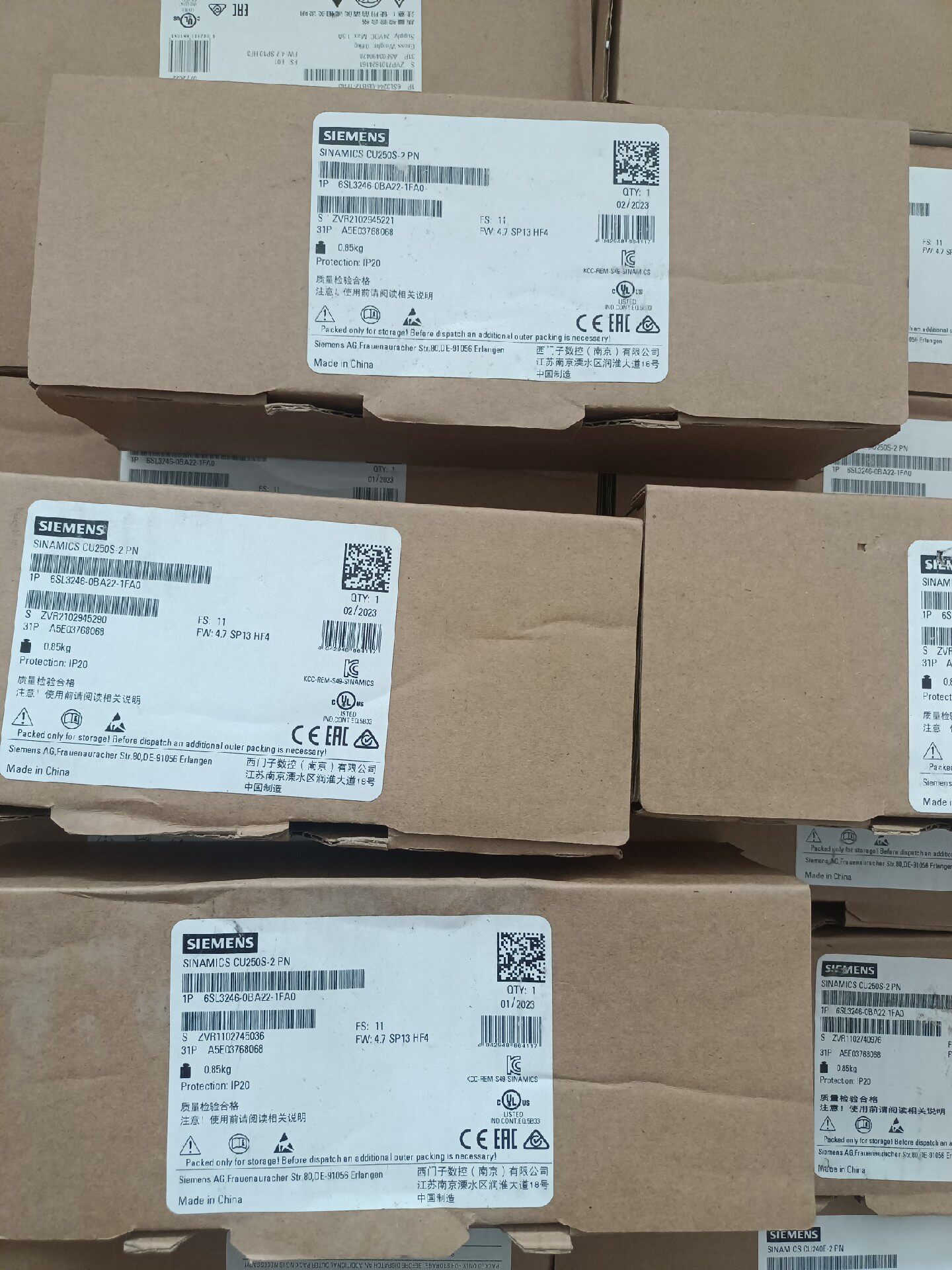 Siemens 6SL3246-0BA22-1FA0 CU250S-2 Блок управления 2