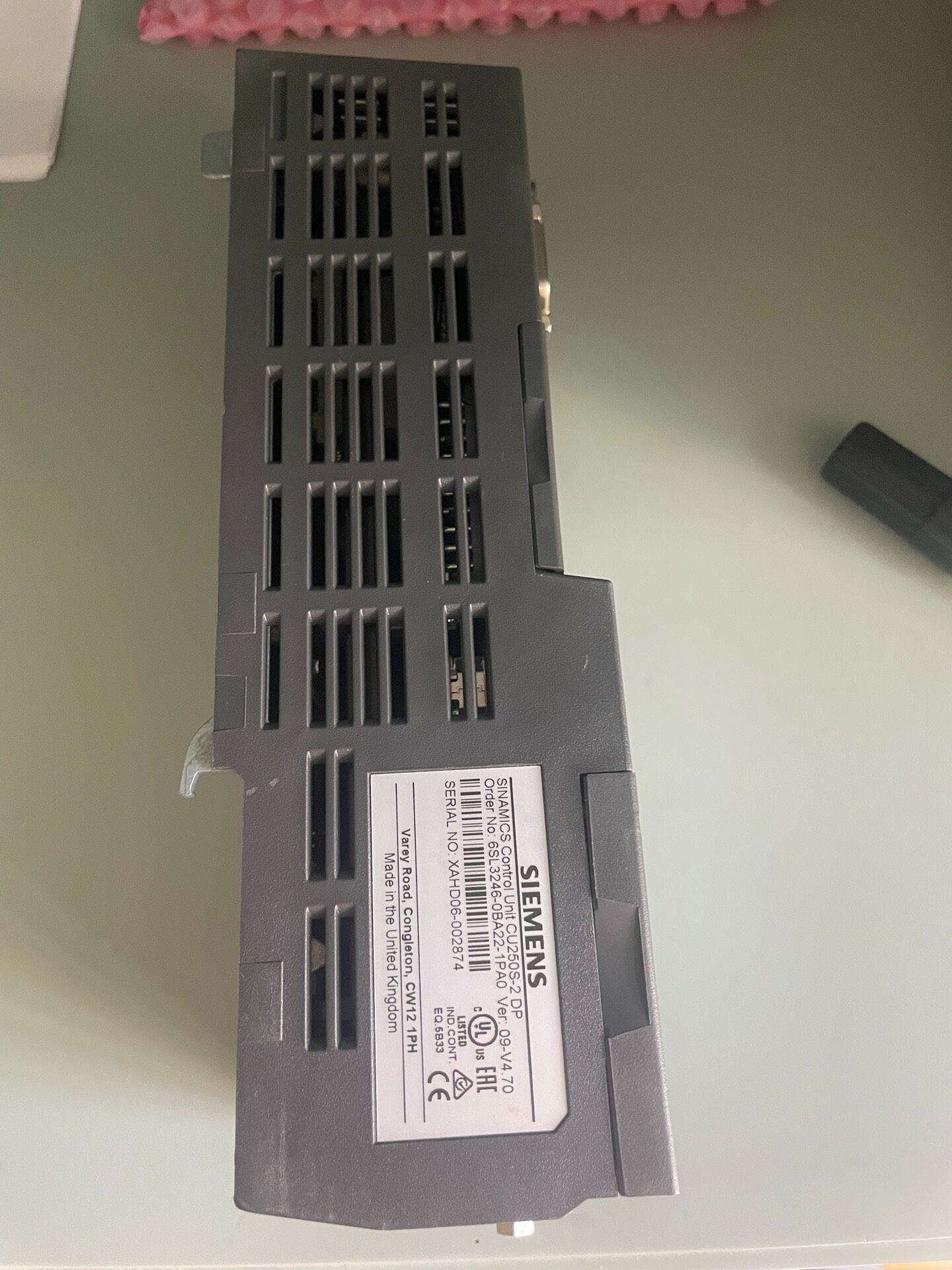 Siemens 6SL3246-0BA22-1PA0 CU250S-2 Блок управления 2
