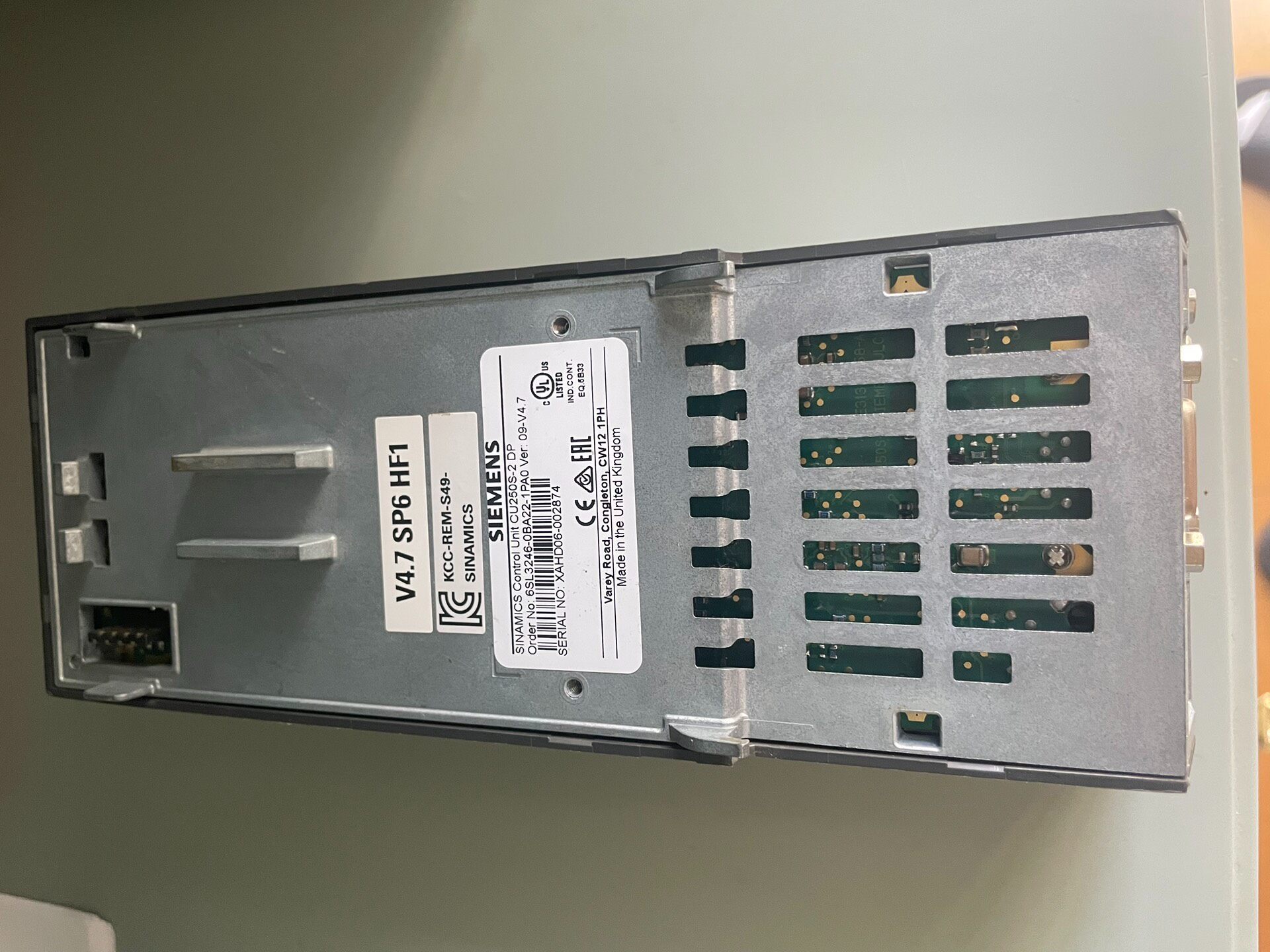 Siemens 6SL3246-0BA22-1PA0 CU250S-2 Блок управления 3