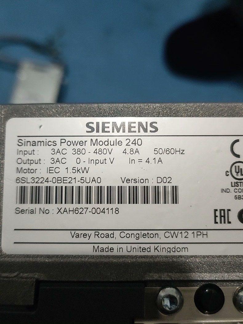 Siemens 6SL3224-0BE21-5UA0 PM240 6