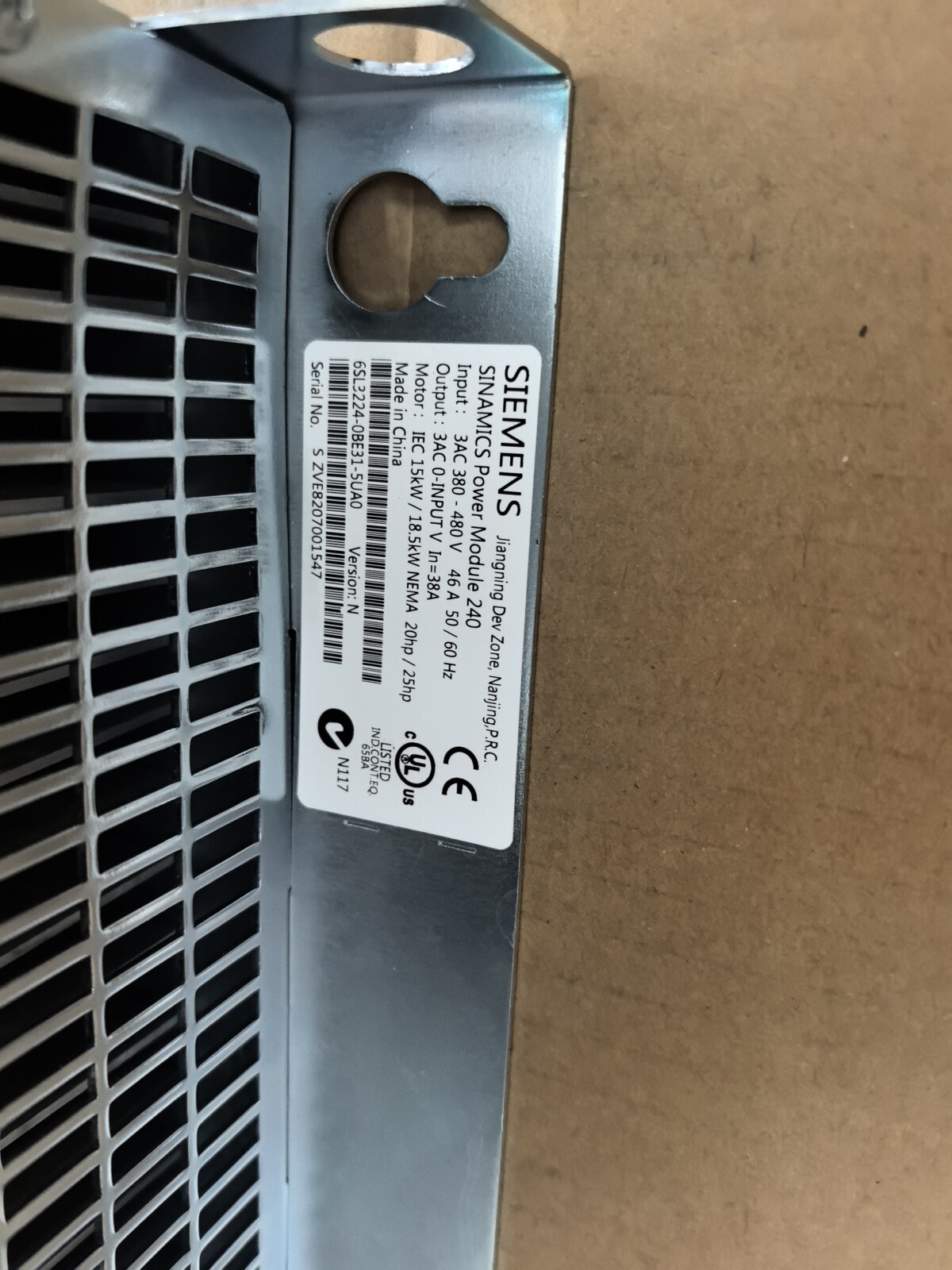 Siemens 6SL3224-0BE31-5UA0 PM240 2