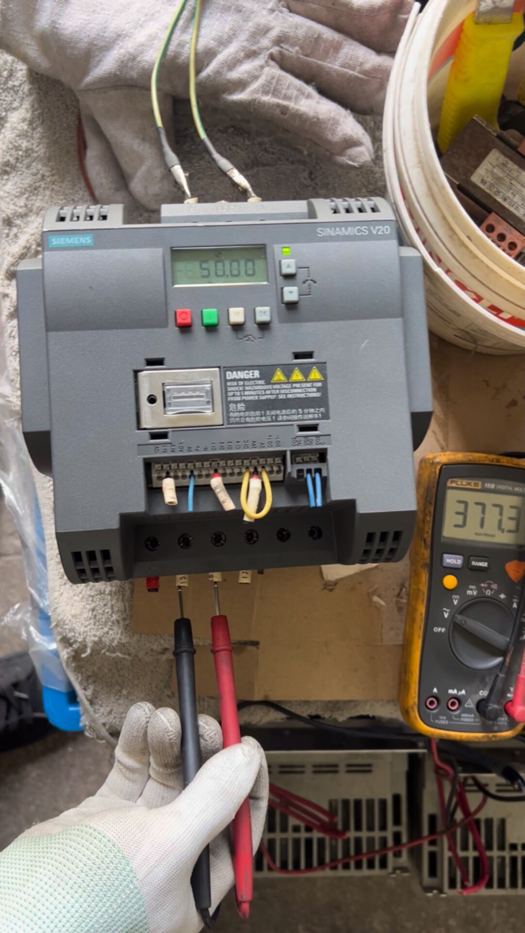 Siemens 6SL3210-5BE25-5UV0 SINAMICS V20 Преобразователь частоты