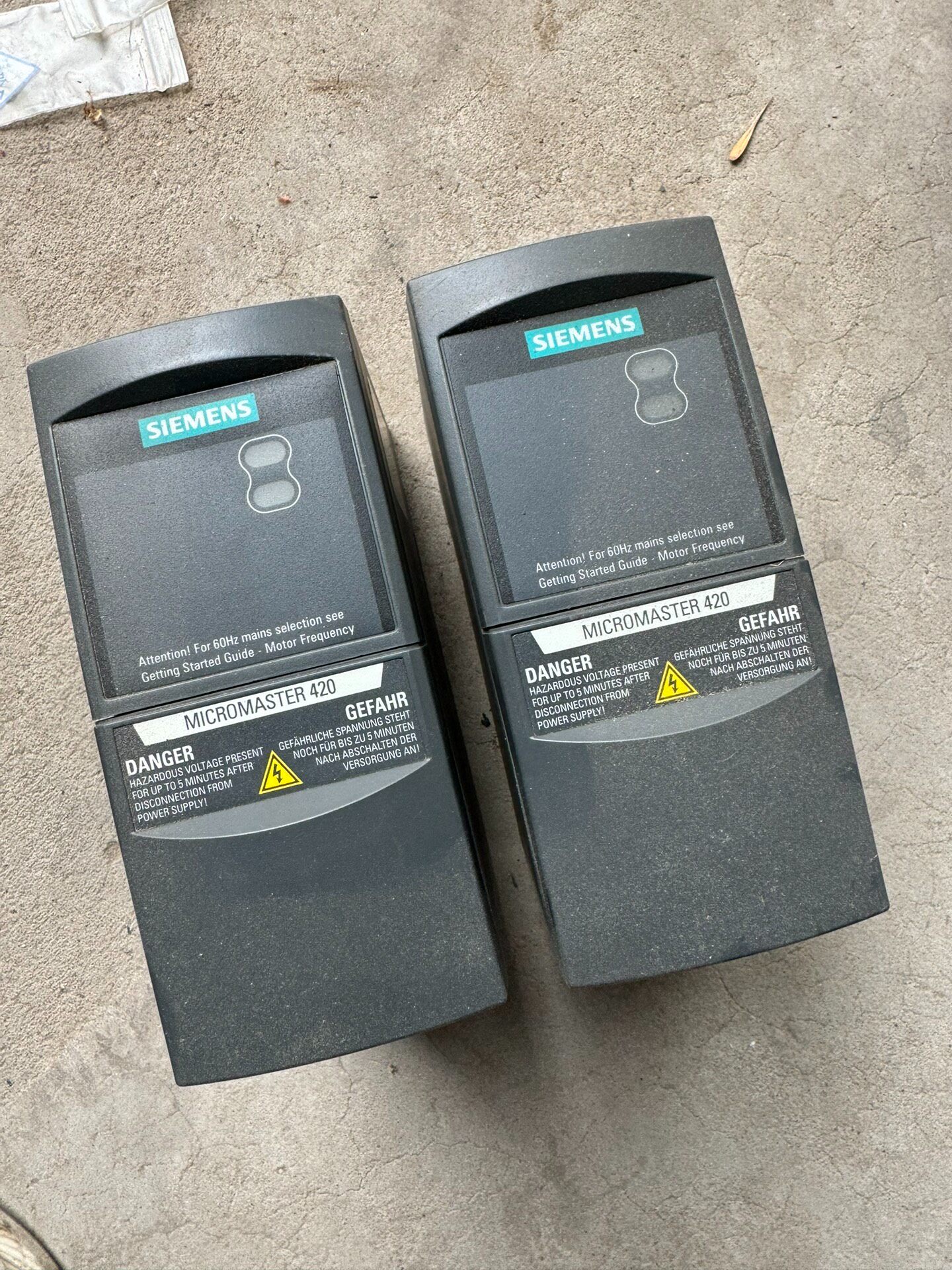 Siemens 6SE6420-2UD15-5AA1 MICROMASTER 420 Преобразователь частоты