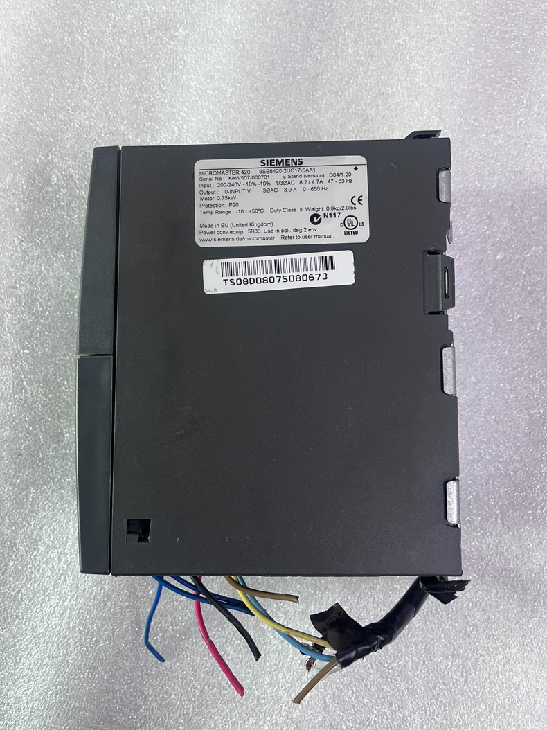 Siemens 6SE6420-2UC17-5AA1 MICROMASTER 420 Преобразователь частоты 2