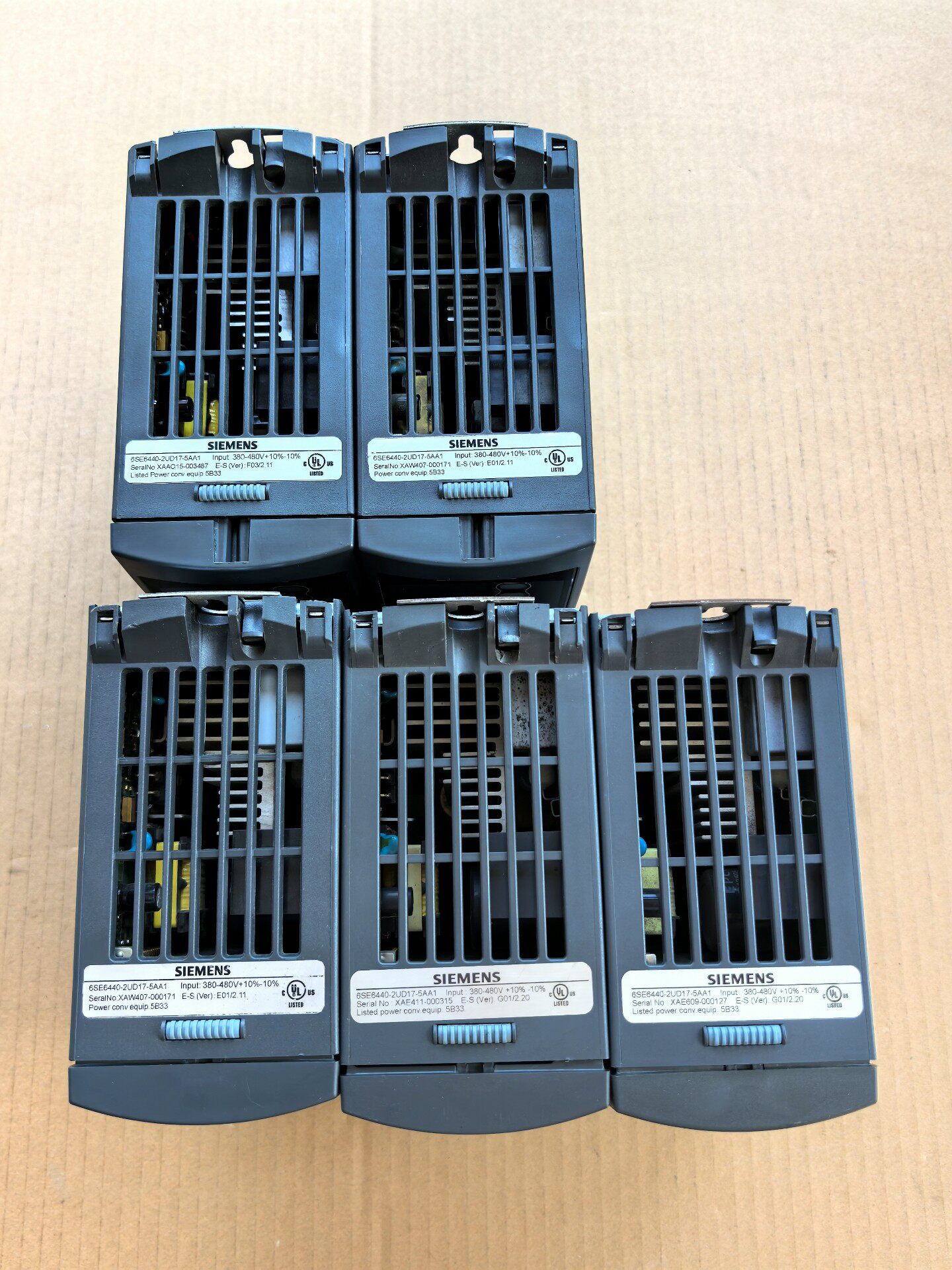 Siemens 6SE6440-2UD17-5AA1 MICROMASTER 440 Преобразователь частоты 2