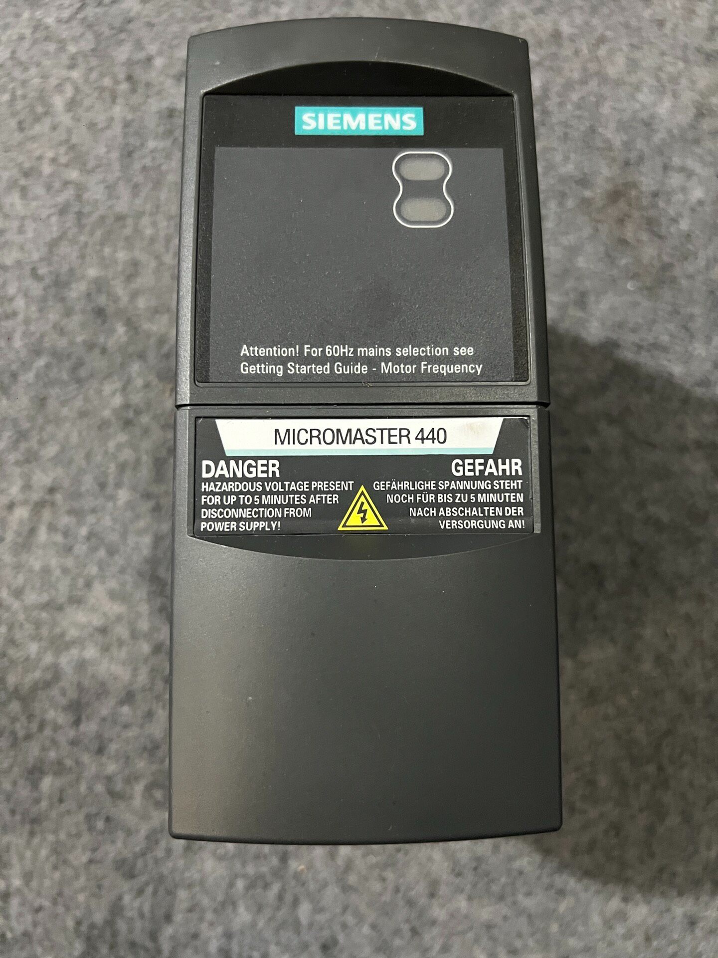Siemens 6SE6440-2UD21-1AA1 MICROMASTER 440 Преобразователь частоты