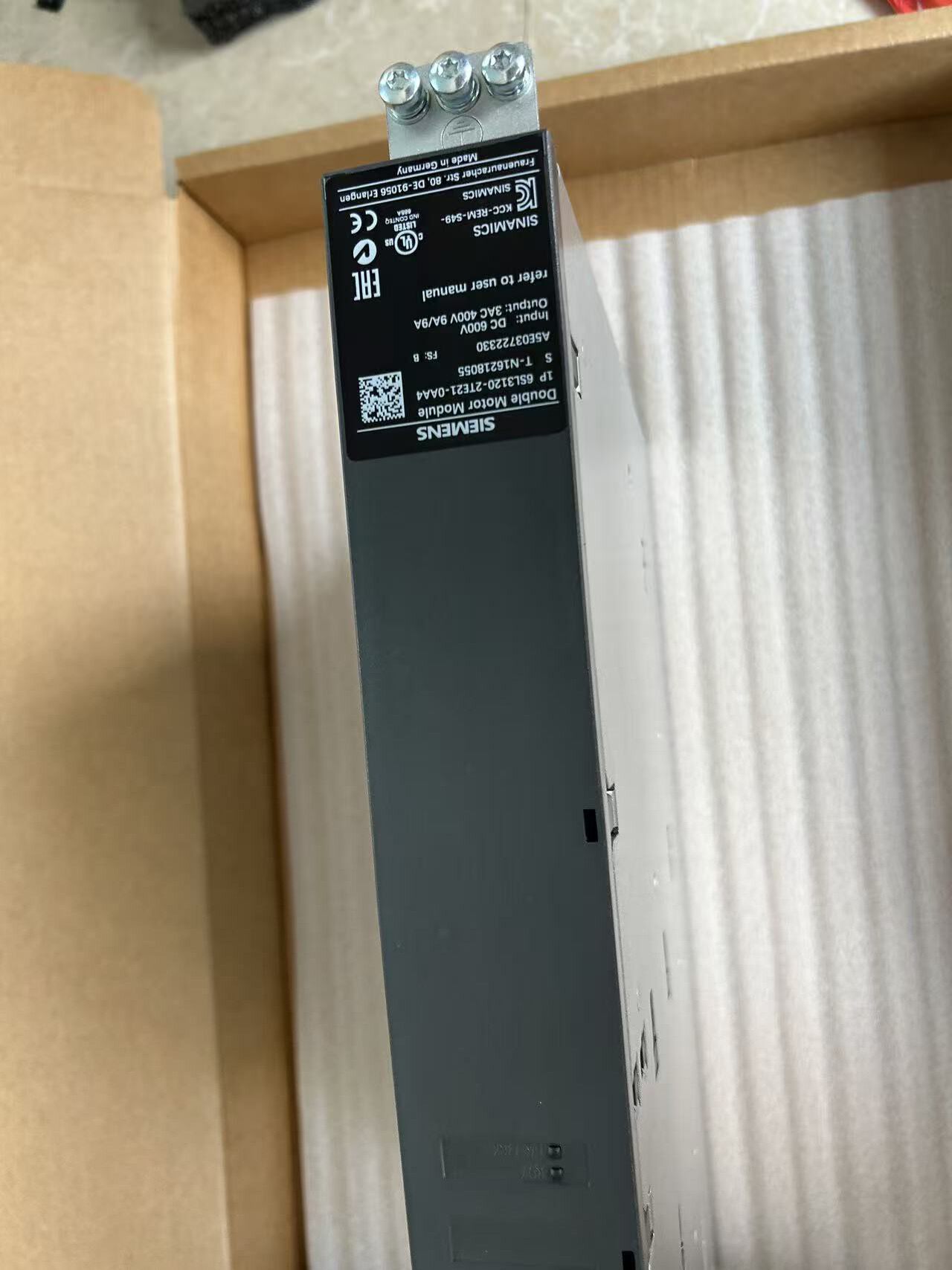 Siemens 6SL3120-2TE21-0AA4 SINAMICS S120 Сервопривод