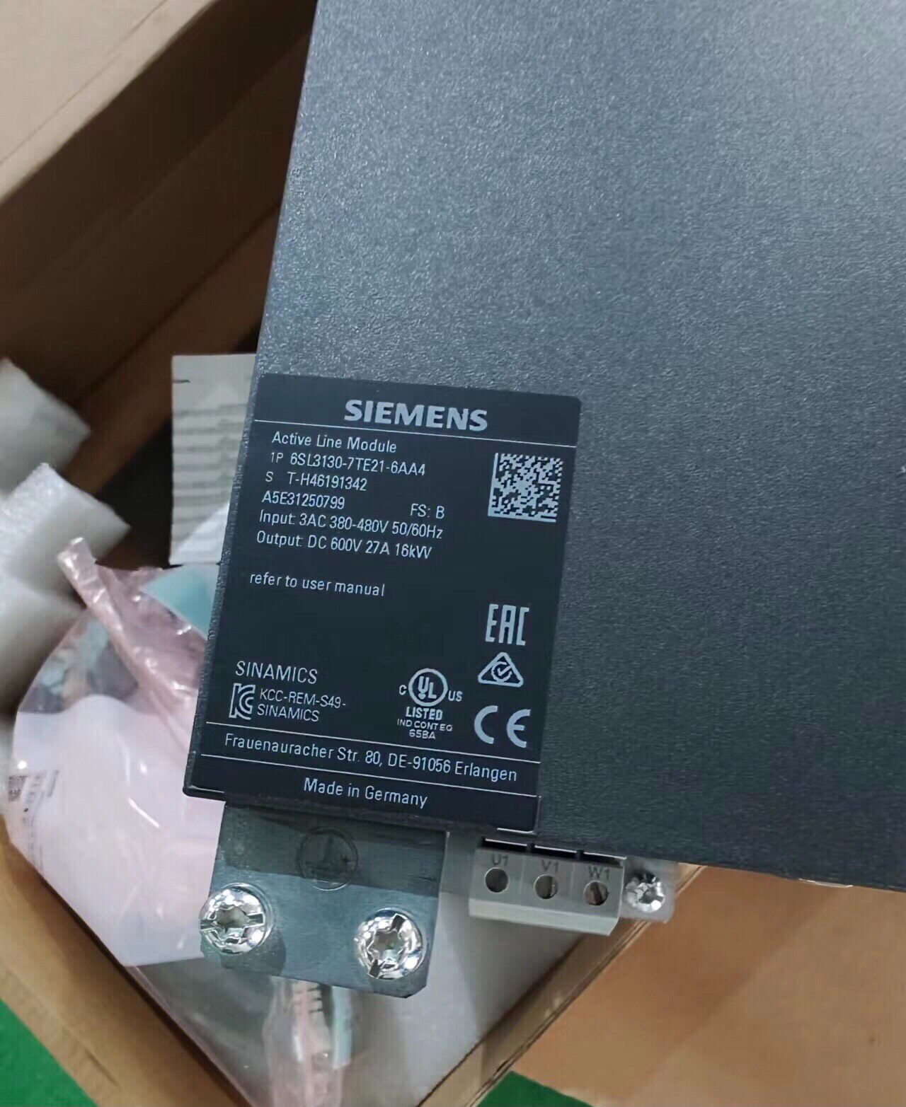 Siemens 6SL3130-7TE21-6AA4 SINAMICS S120 Сервопривод 2