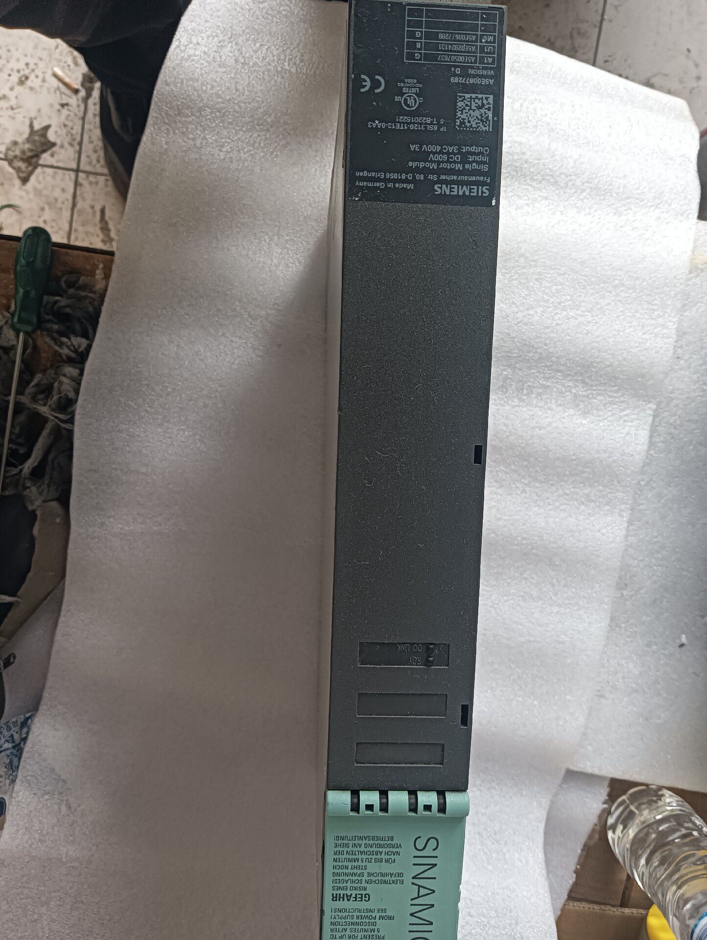 Siemens 6SL3120-1TE13-0AA3 SINAMICS S120 Сервопривод 2
