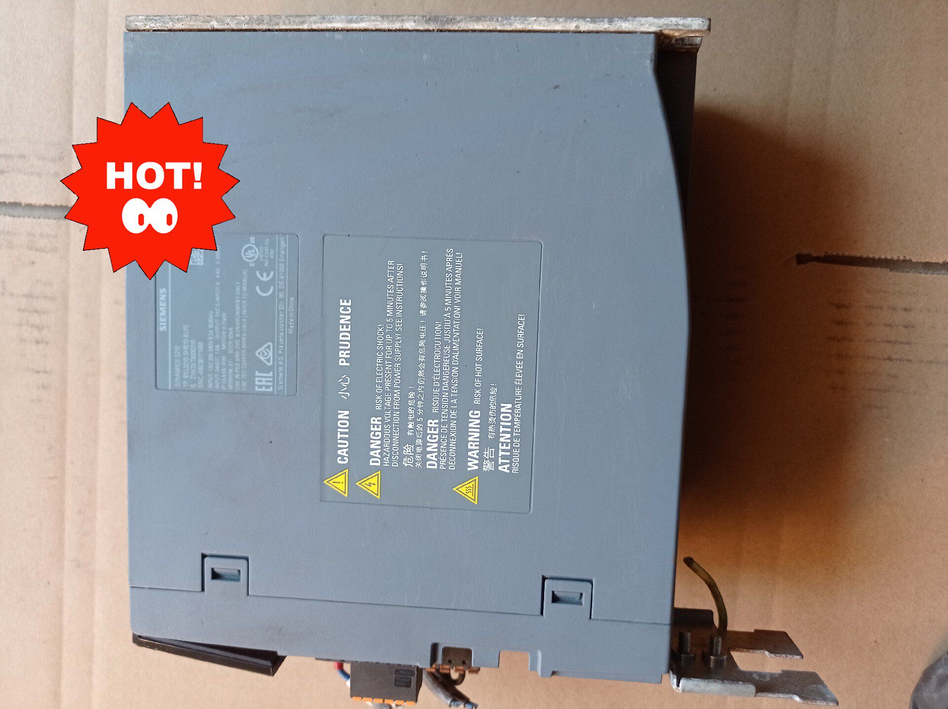 Siemens 6SL3210-5HB10-8UF0 SINAMICS S210 Сервопривод 3