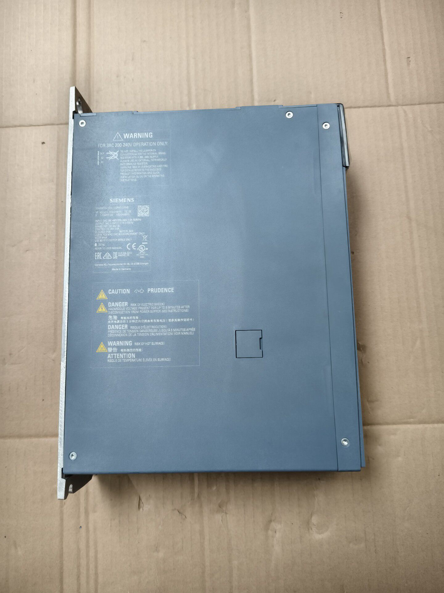 Siemens 6SL3210-5HE12-0UF0 SINAMICS S210 Сервопривод 3