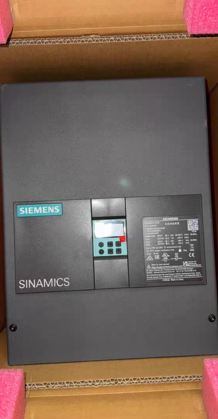 Siemens 6RA8075-6DV62-0AA0 SINAMICS DCM Преобразователь постоянного тока